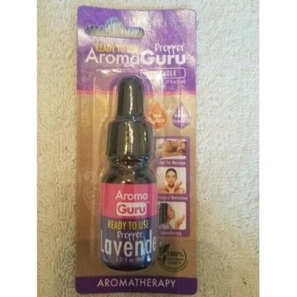 2-Pack Aroma Guru Lavender & Relax  Pure 100% Essential Oil Droppers - Brand New - Picture 4 of 11